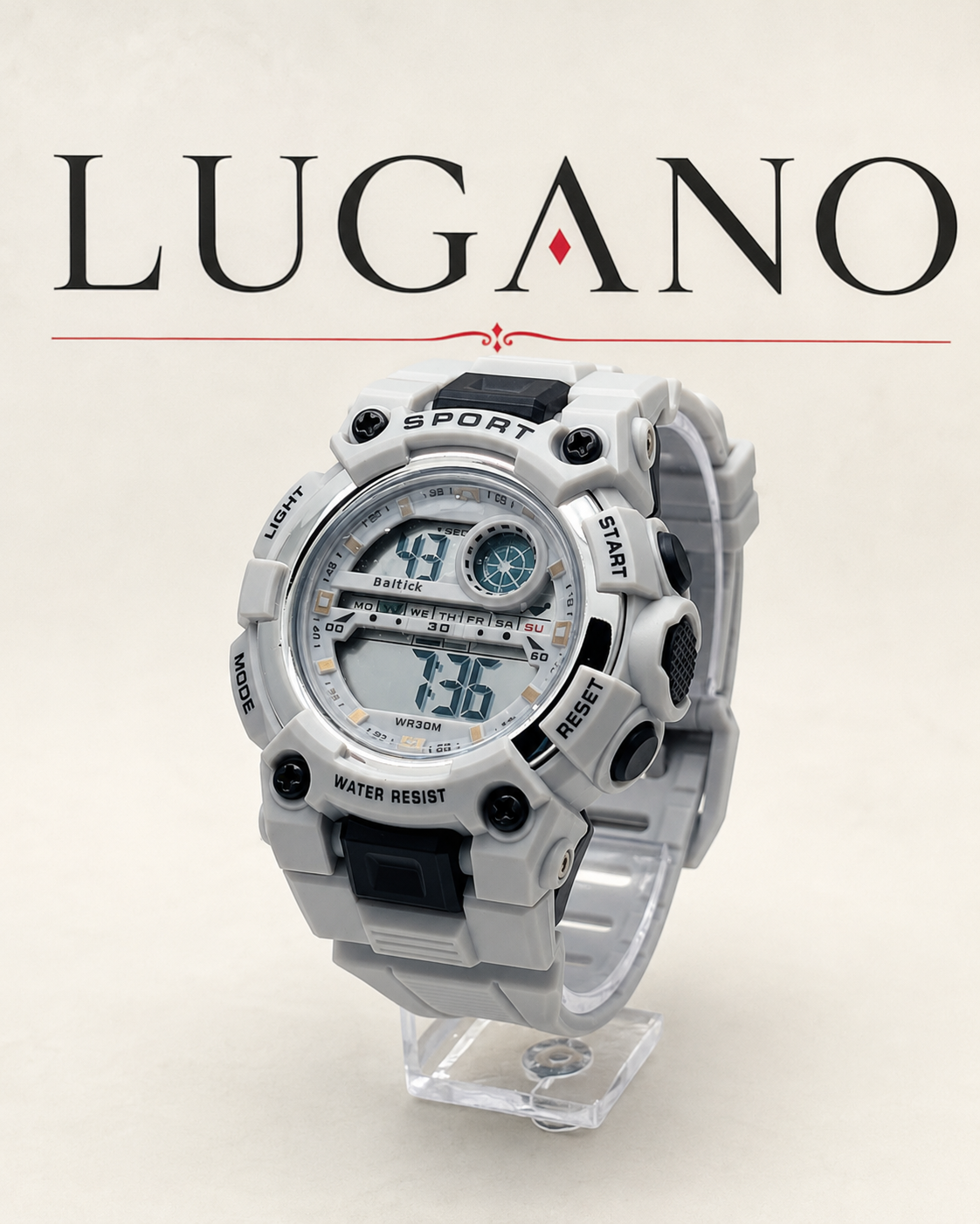 Reloj digital deportivo Baltic con funciones múltiples - Variante 1BPWK