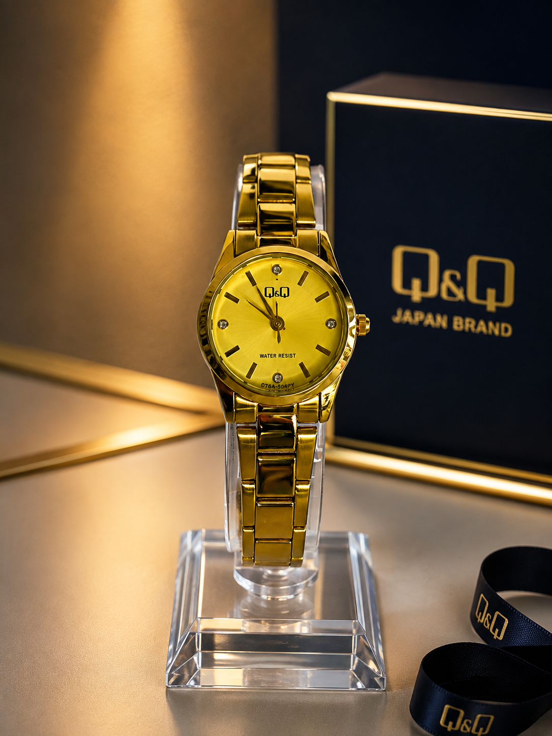 Reloj de pulsera metálico elegante Q&Q - Variante 1TNFL