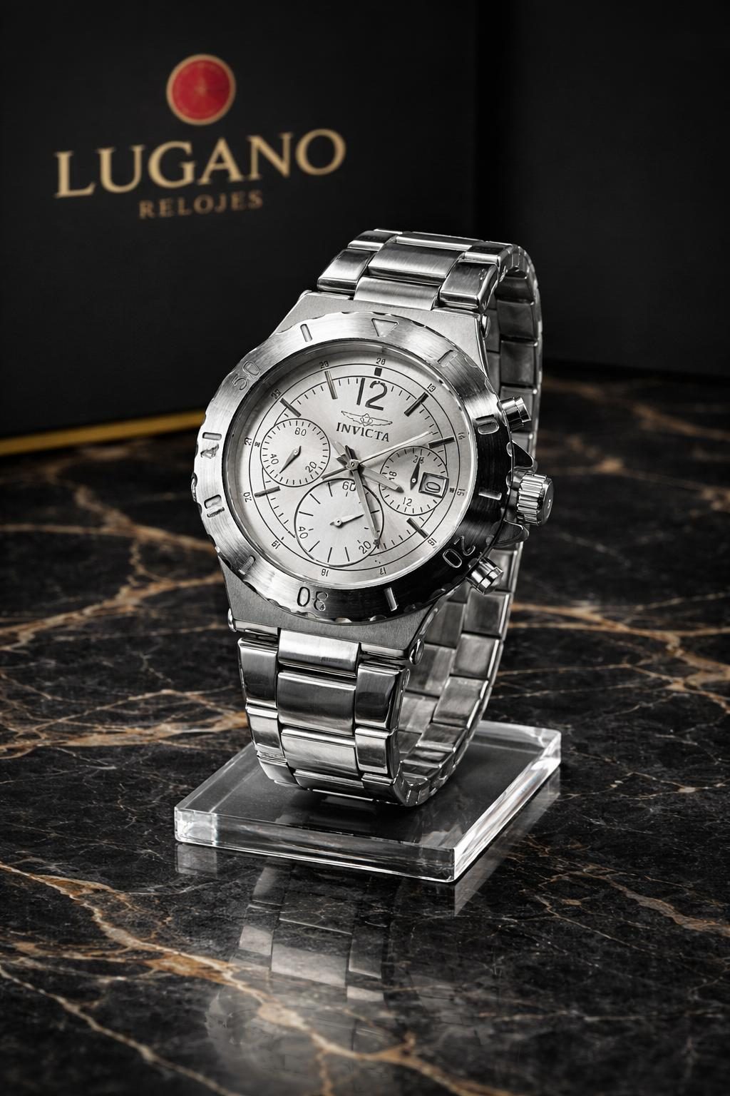 Reloj Invicta Analógico Bimetálico para Dama - Plateado · Elegante