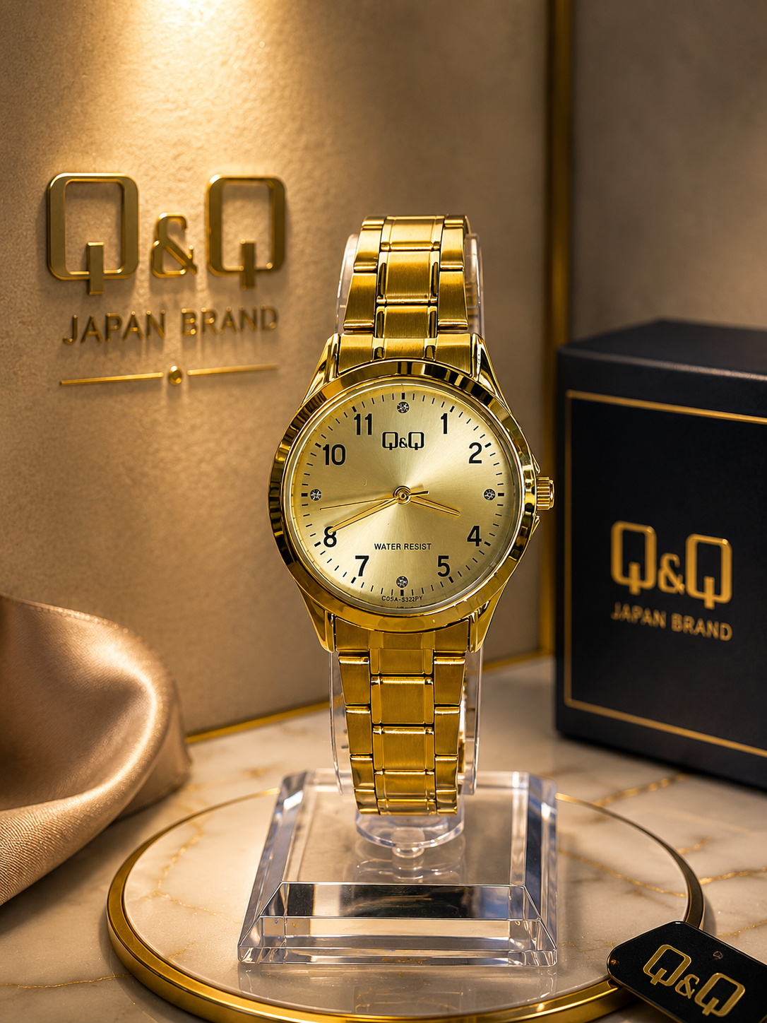 Reloj Q&Q clásico con pulso metálico - Variante 8MP72