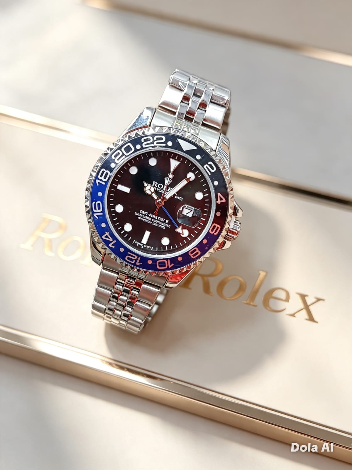Rolex para hombre pulso metálico y bisel numérico - Variante 1VUBY