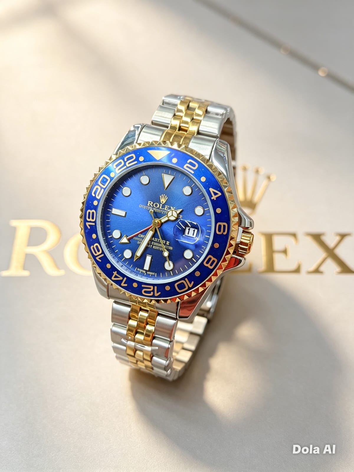 Rolex para hombre pulso metálico y bisel numérico - Variante JXN7A