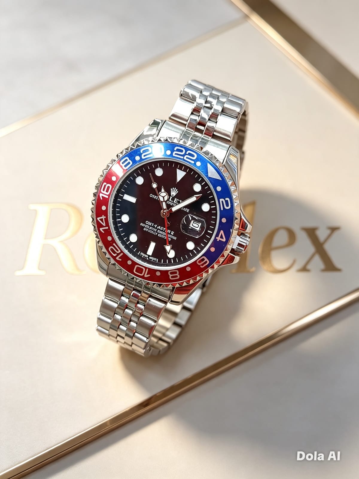 Rolex para hombre pulso metálico y bisel numérico - Variante T2VZ1