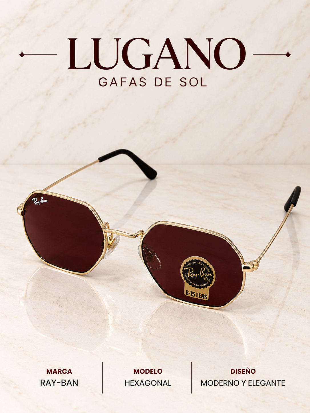 Ray-Ban Hexagonal - Variante SQLUA