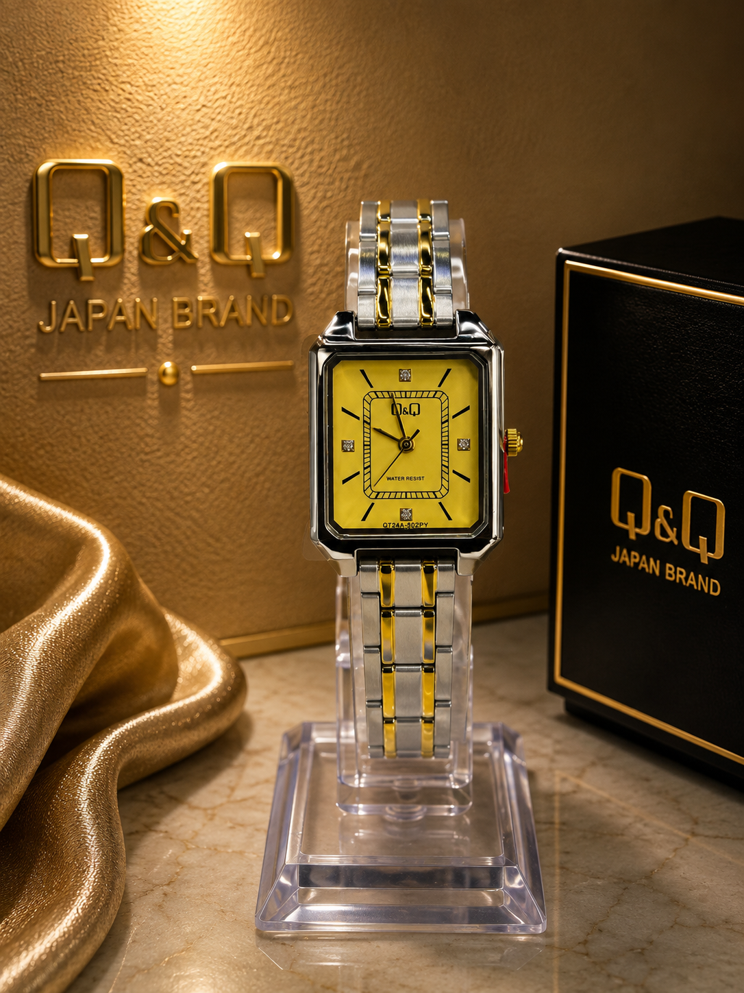Reloj Clásico de Pulsera con Caja Cuadrada - Variante UXM5X