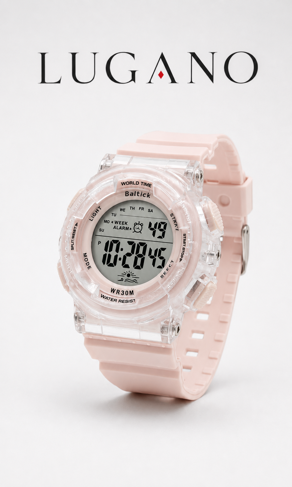 Reloj digital deportivo Baltick con correa de silicona - Variante 1PM1B