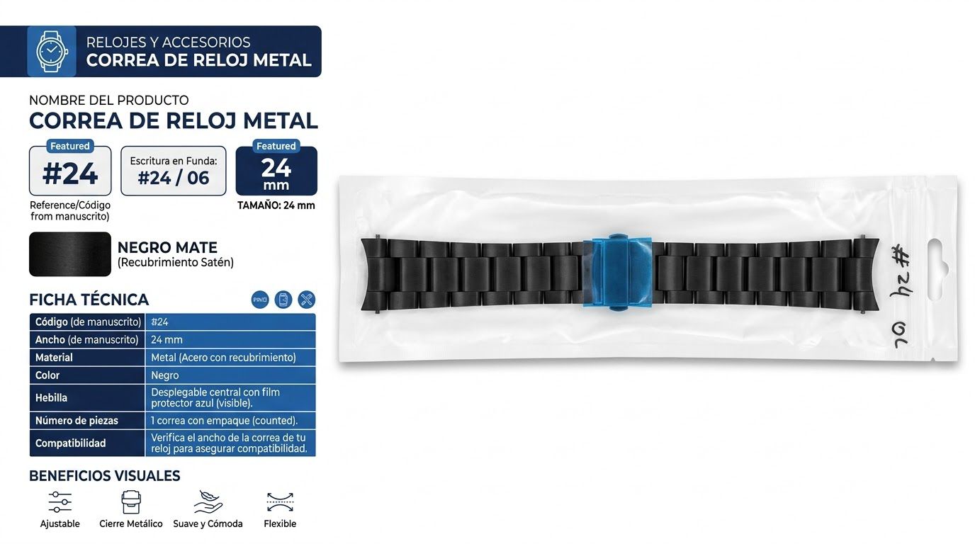 Correa para reloj 24 mm - Variante 15C35
