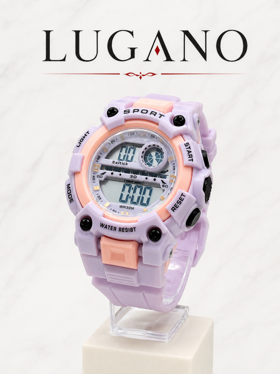 Reloj Deportivo Digital con Estructura Multicomponente - Variante R8UBB