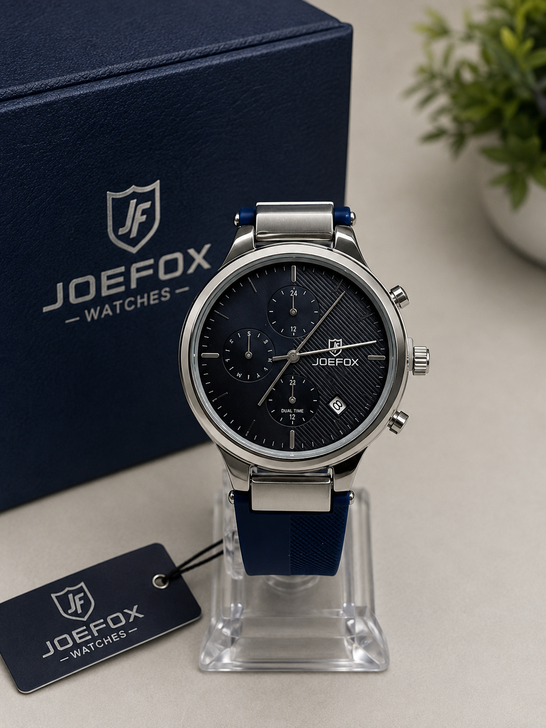 Joefox Multifuncional Azul - Azul con plateado