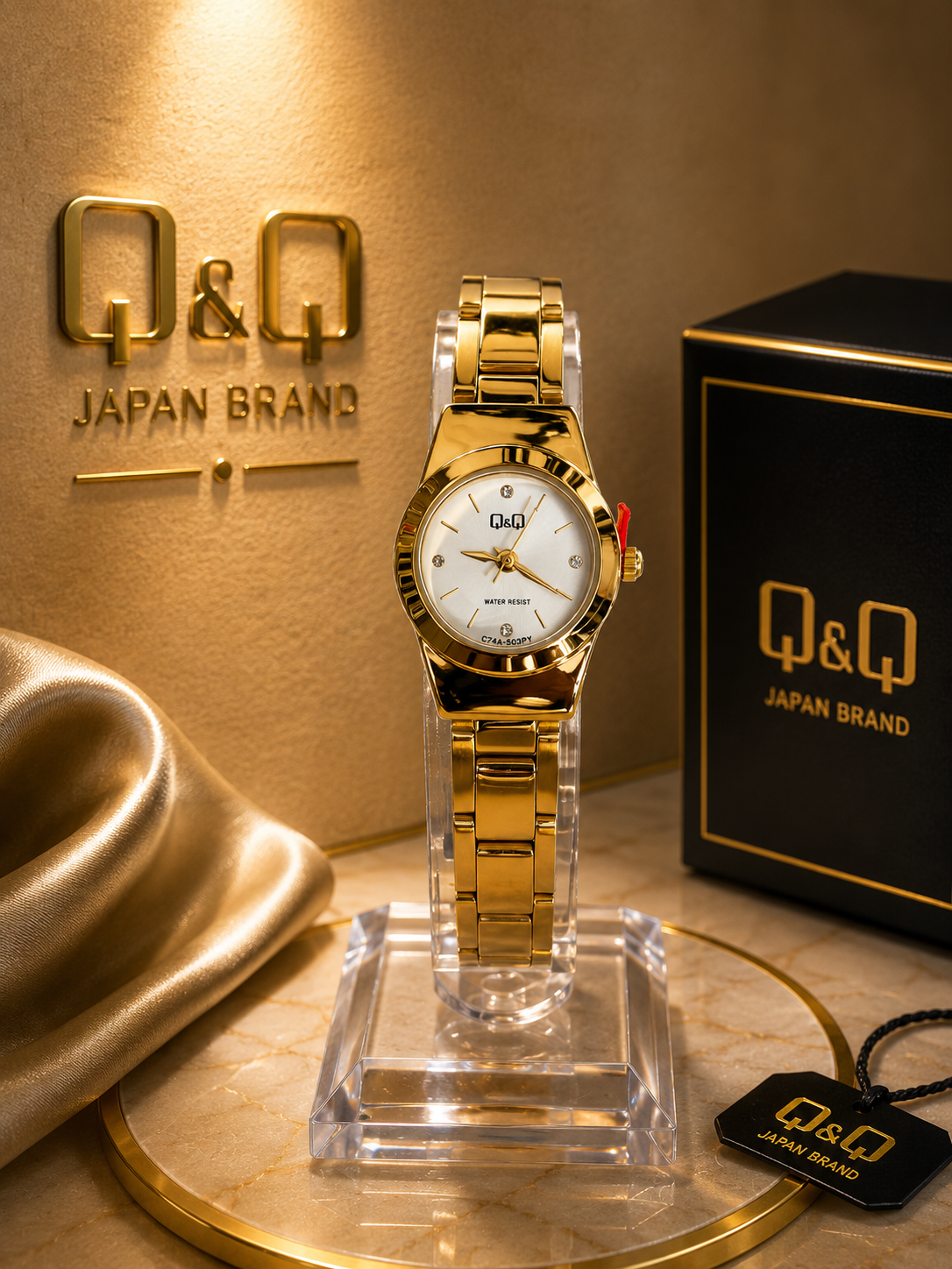 Reloj elegante dama con pulso metálico - Variante HTWZD