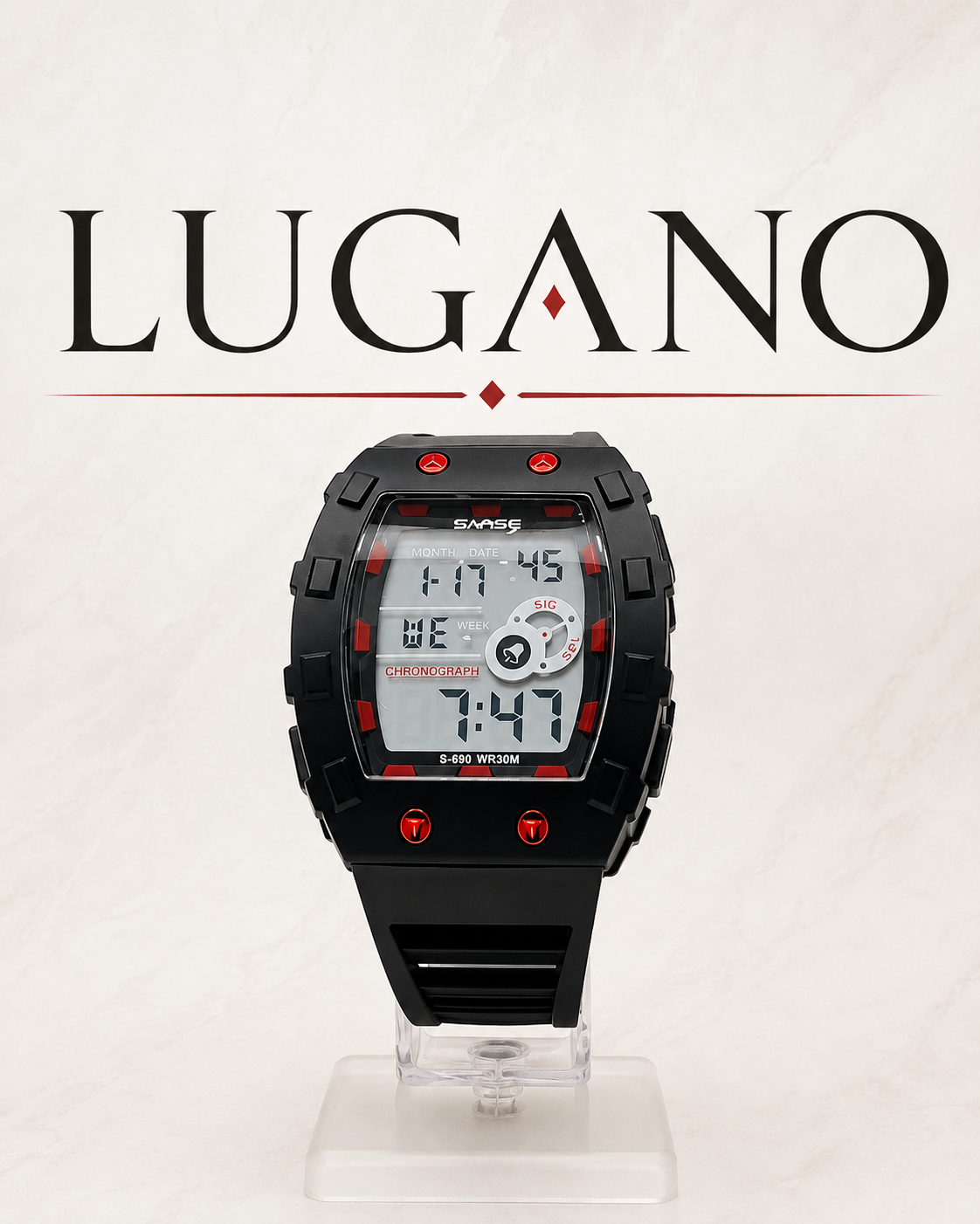 Reloj Digital Deportivo SANSE S-690 - Variante N8TTR