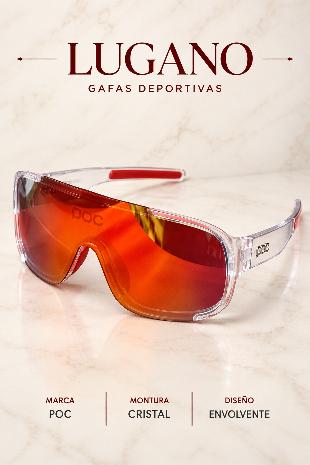 Gafas deportivas POC blanco - Variante FSRQP