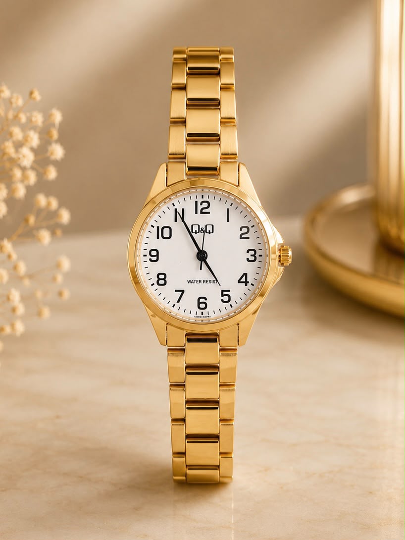 Reloj Análogo Elegante con Pulso Bimetálico - Variante 148NK