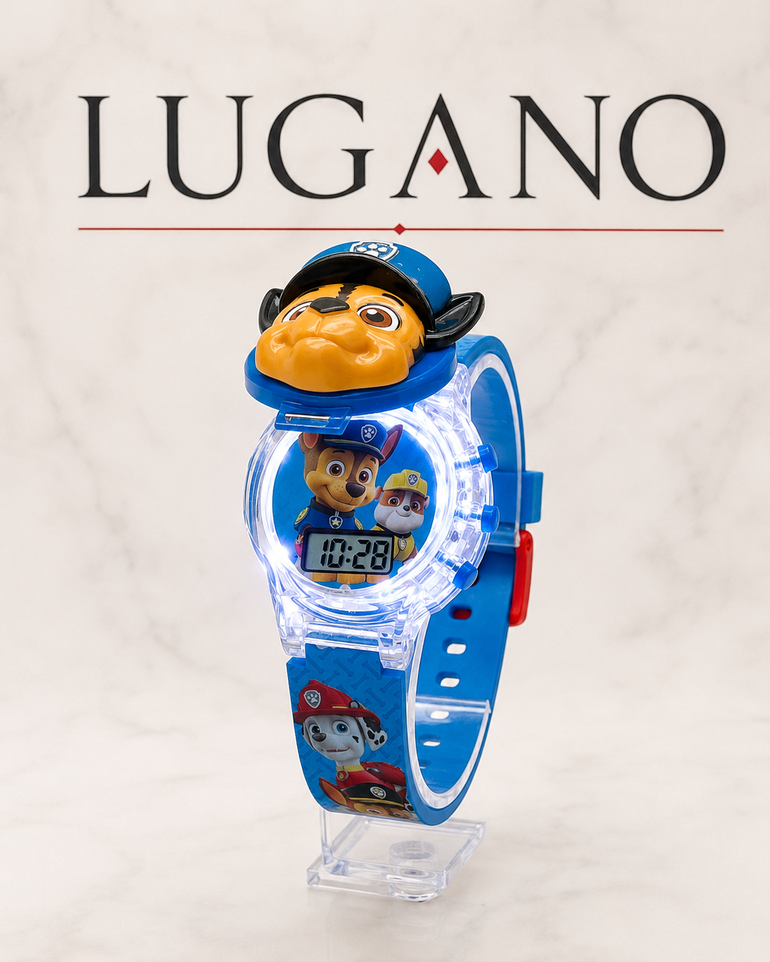 Reloj digital infantil con personaje animado de silicona - Variante 1YILG
