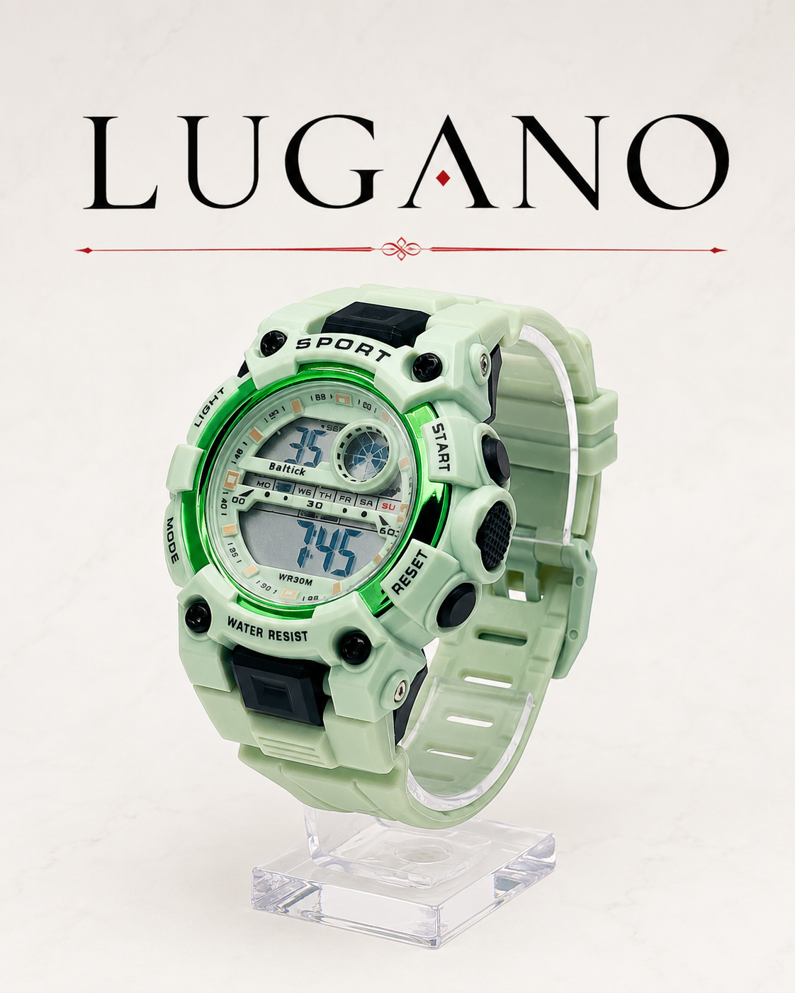 Reloj digital deportivo Baltick con correa de resina - Variante PS7BT
