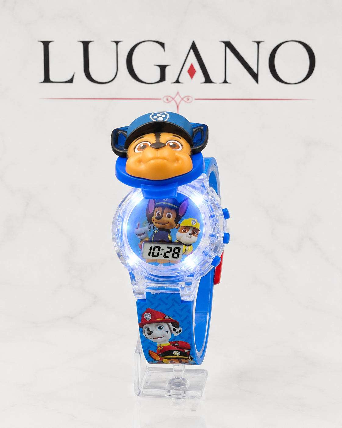 Reloj digital infantil con personaje 3D y correa impresa - Variante 1CJX3