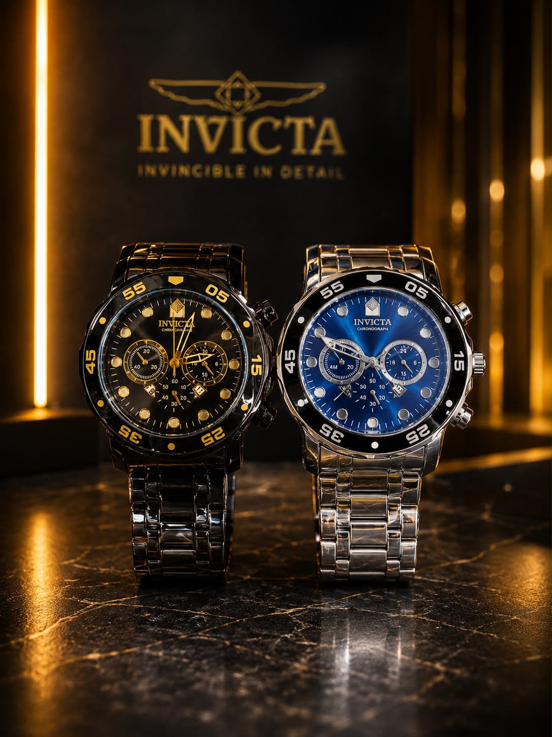 Reloj Invicta Caballero Analógico Pulso Metálico - LUGANO
