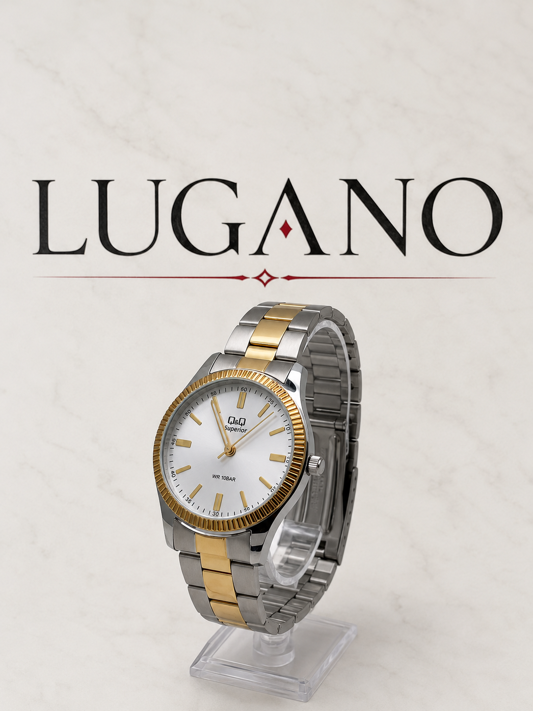 Reloj clásico metálico Q&Q Superior - Variante 1QBBC